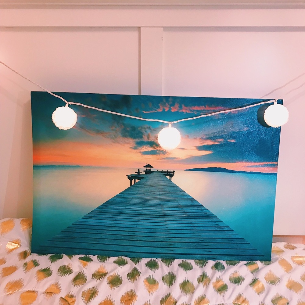 Photography print on canvas